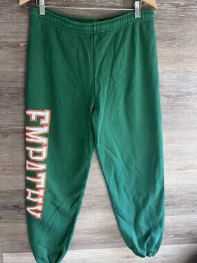 Mayfair the Label Empathy Green Sweatpants Size S/M Baggy